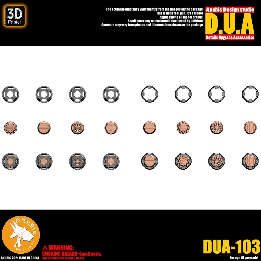 ANUBIS 3D print detail upgrade parts DUA103Joint Screw Mini Booster no kits