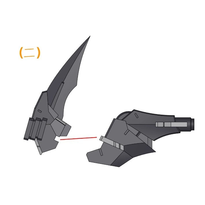 Phoenix A-17 Sickle Demon Scythe 1/144 General Use Addon Detail Parts