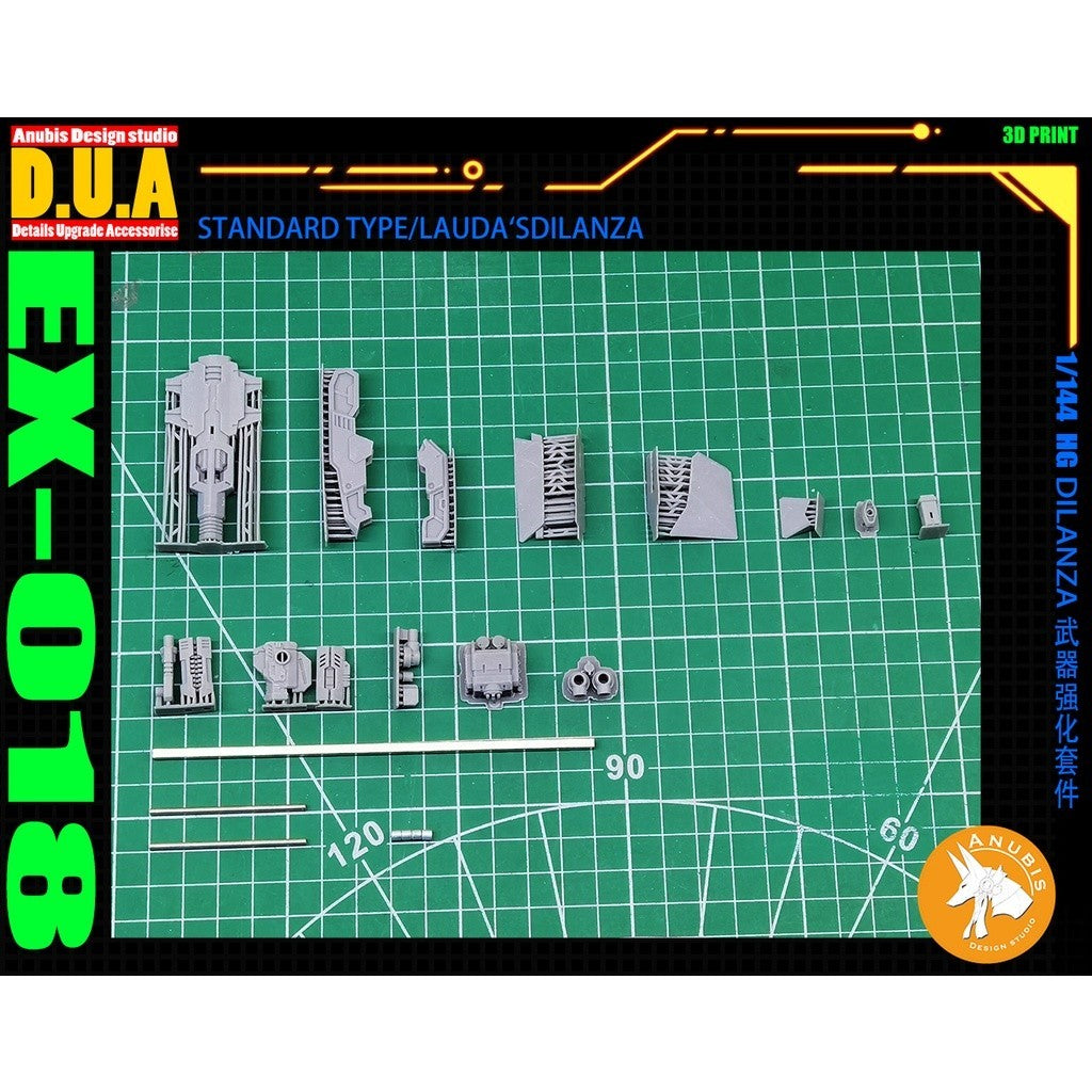 ANUBIS 3D print detail upgrade parts EX018 HG standard type LAUDA'S DILANZA 3d Print detail parts no kits