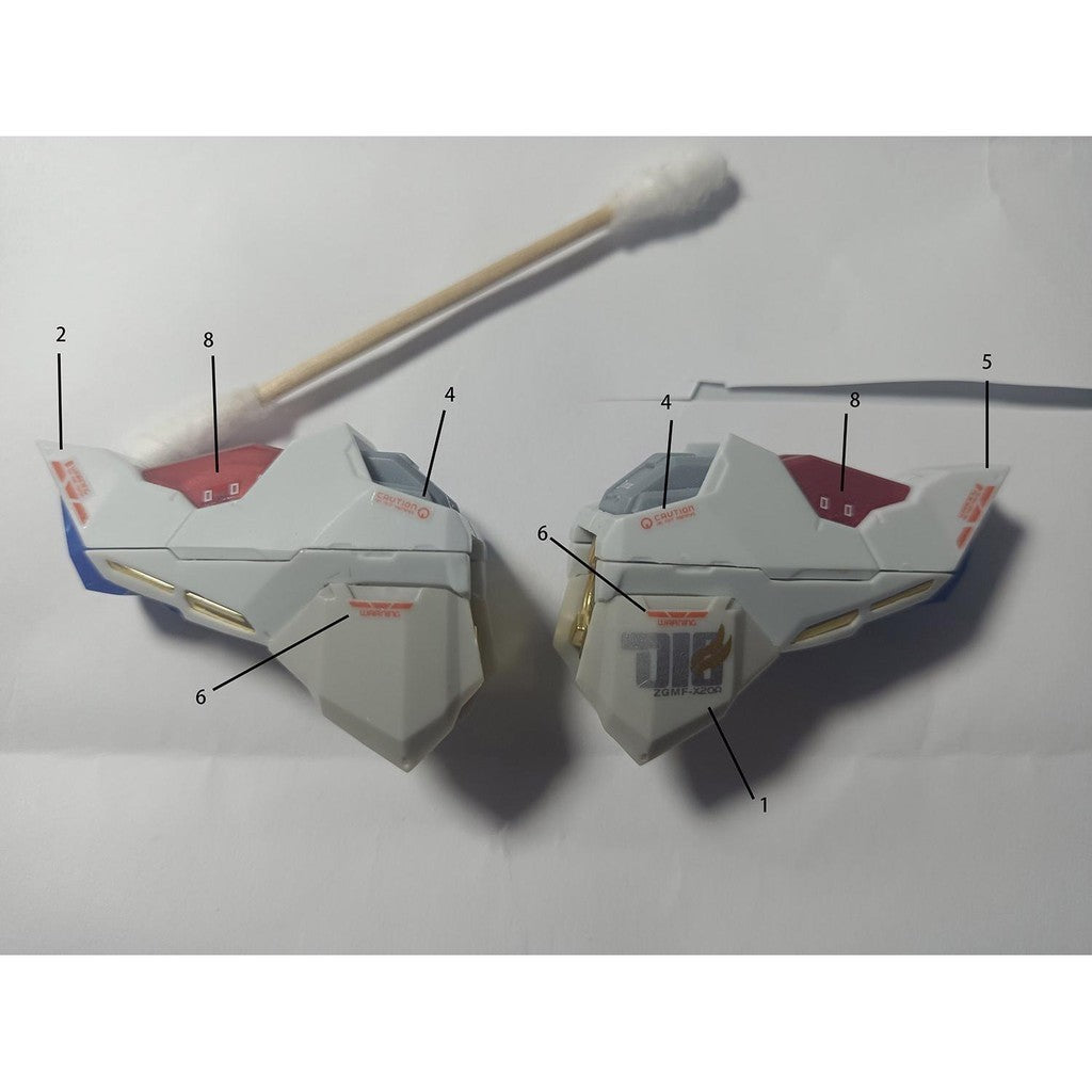 AMAX Water Slide Decal 1/100 MB Soul Blue ver Strike Freedom Fluo Gold Coaitng AMAXMB008