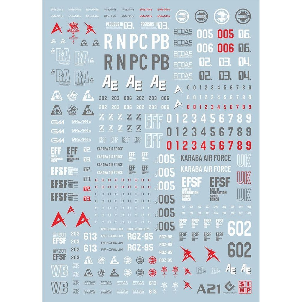 20250721 EVO VARIABLE GENERAL USE LOGO fluo water slide decal EVOSP006