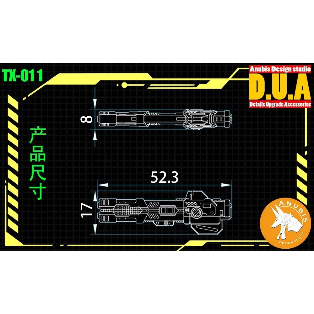 ANUBIS 3D print detail upgrade parts TX011 RG HG 1/144 Details Accessories 1PCS no kits