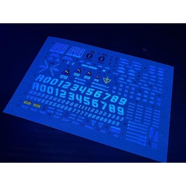 20250722 XUEYAN XY / SNOW FLAME MG-108 MG Delta Plus Fluorescence Water slide decal