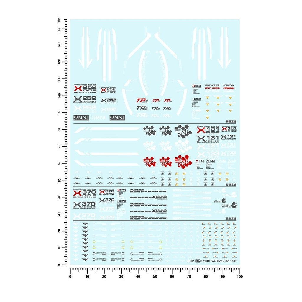 20250722 Artisan's Club MGSP02 1/100 Forbidden / Raider / Calamity Water Slide Decal