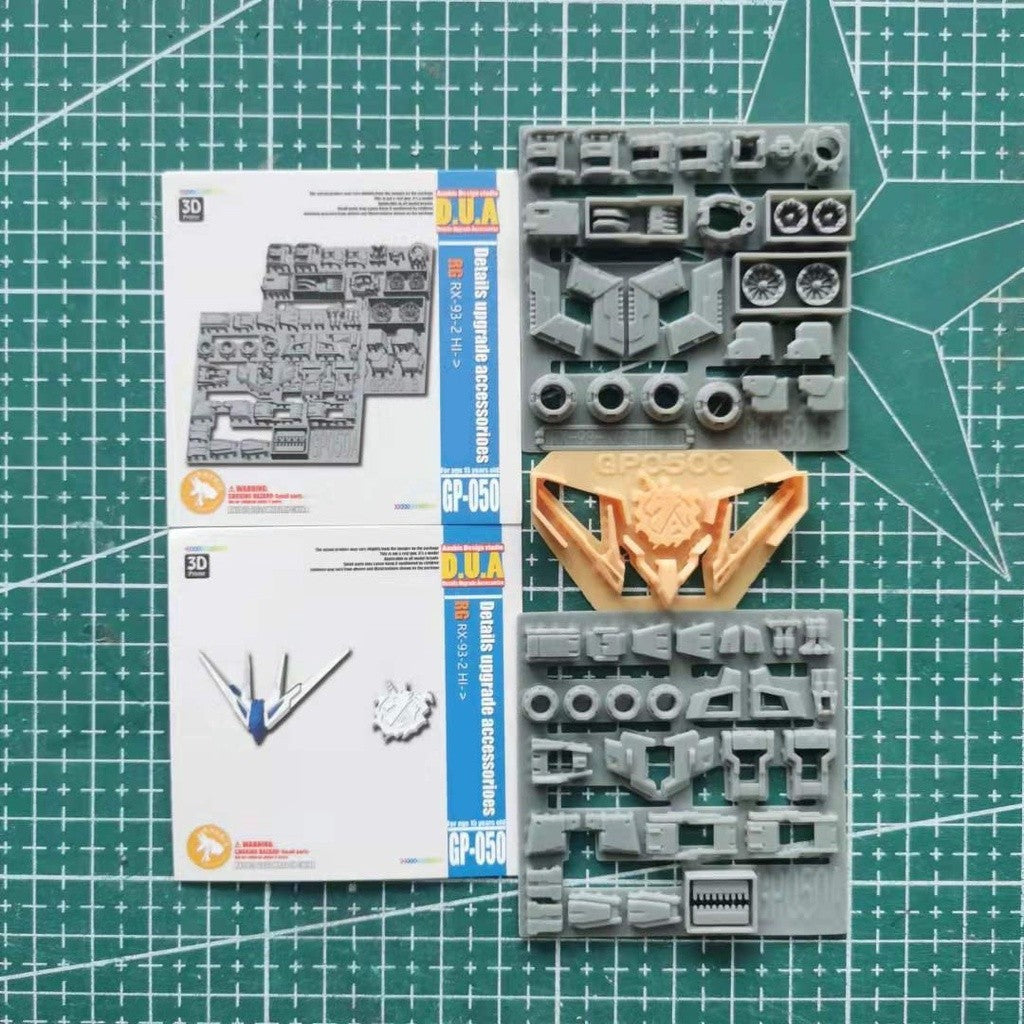 ANUBIS 3D print detail upgrade parts GP050 upgrade parts for RG RX-93-2 Hi nu Hi-v Free gift antenna no kits