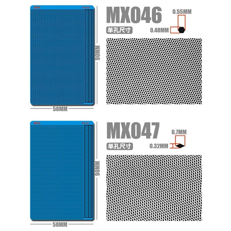 MOSHI M.S. Model Detail Modification Mesh Metal Etching