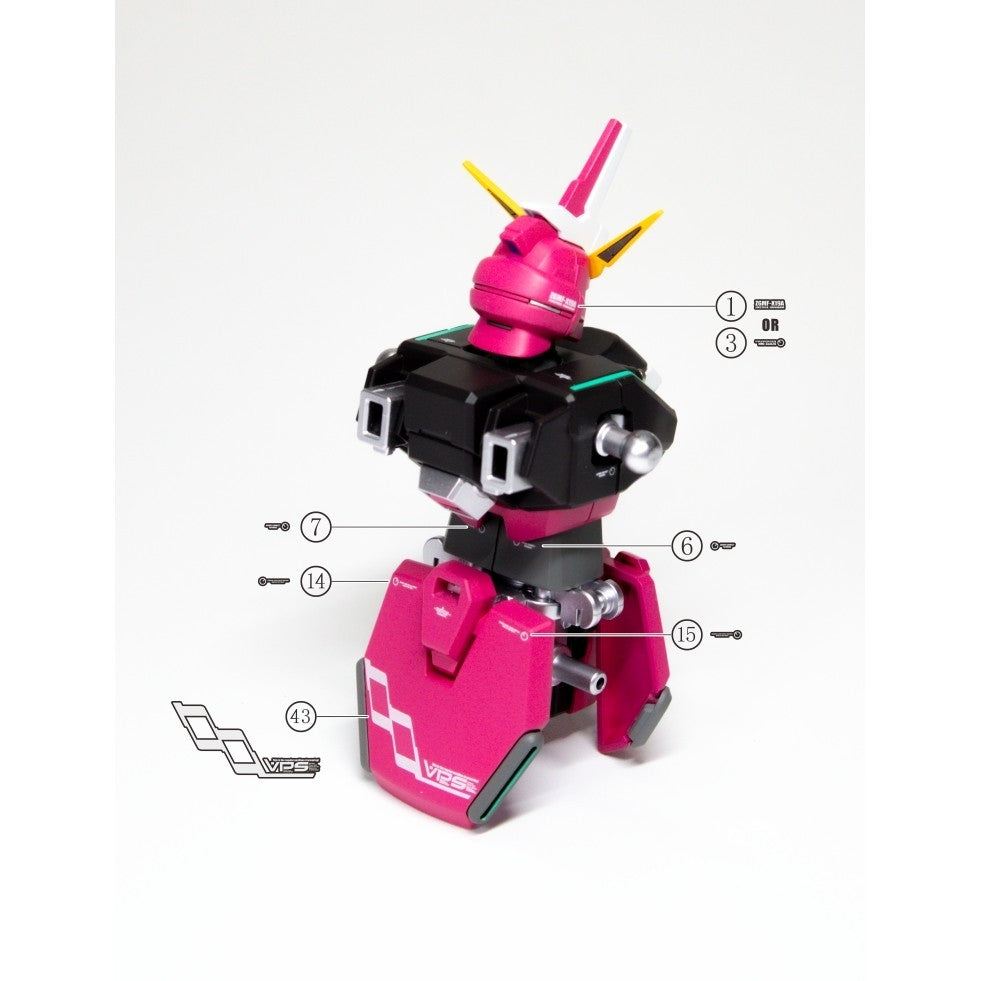 20250721 EVO HG 1/144 Infinite Justice SEED Fluo Water Slide Decal EVOHG016