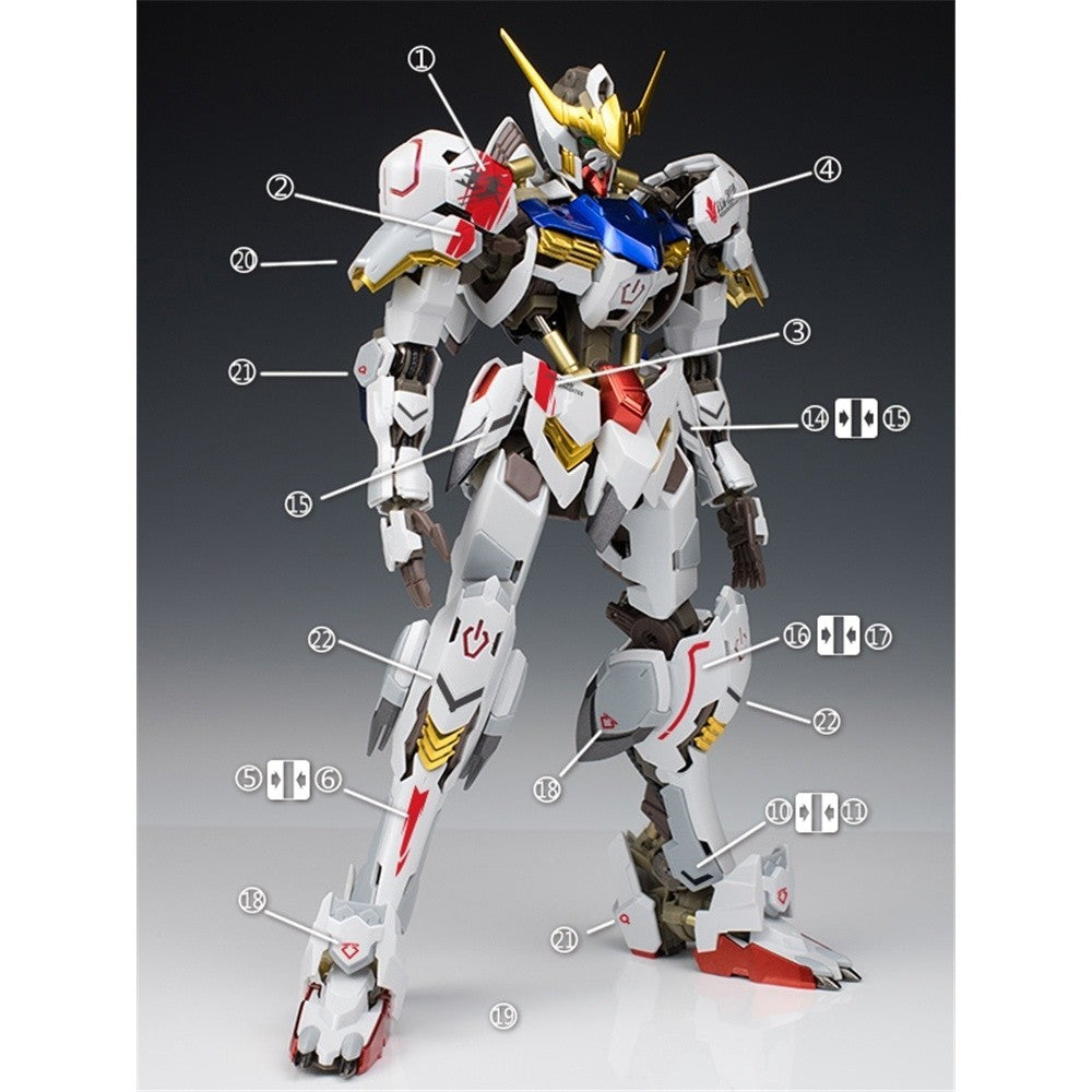 20250722 XUEYAN XY / SNOW FLAME HIRM 1/100 Barbatos ASW-G Barbatos Fluorescence Water slide decal