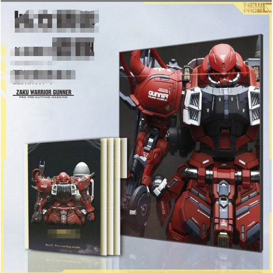20250722 NewC Pre-cut masking tape  AETHER MG Lunamaria Zaku Warrior GK (No kits, no GK parts)