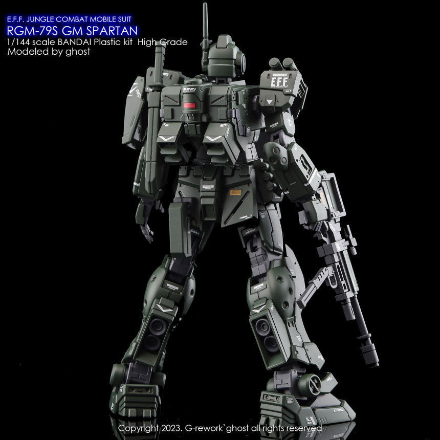 YAN FLAME Water Slide Decal GHOST PB HGUC HG 1/144 RGM-79S GM SPARTAN Fluo (YANHG026) 20250721