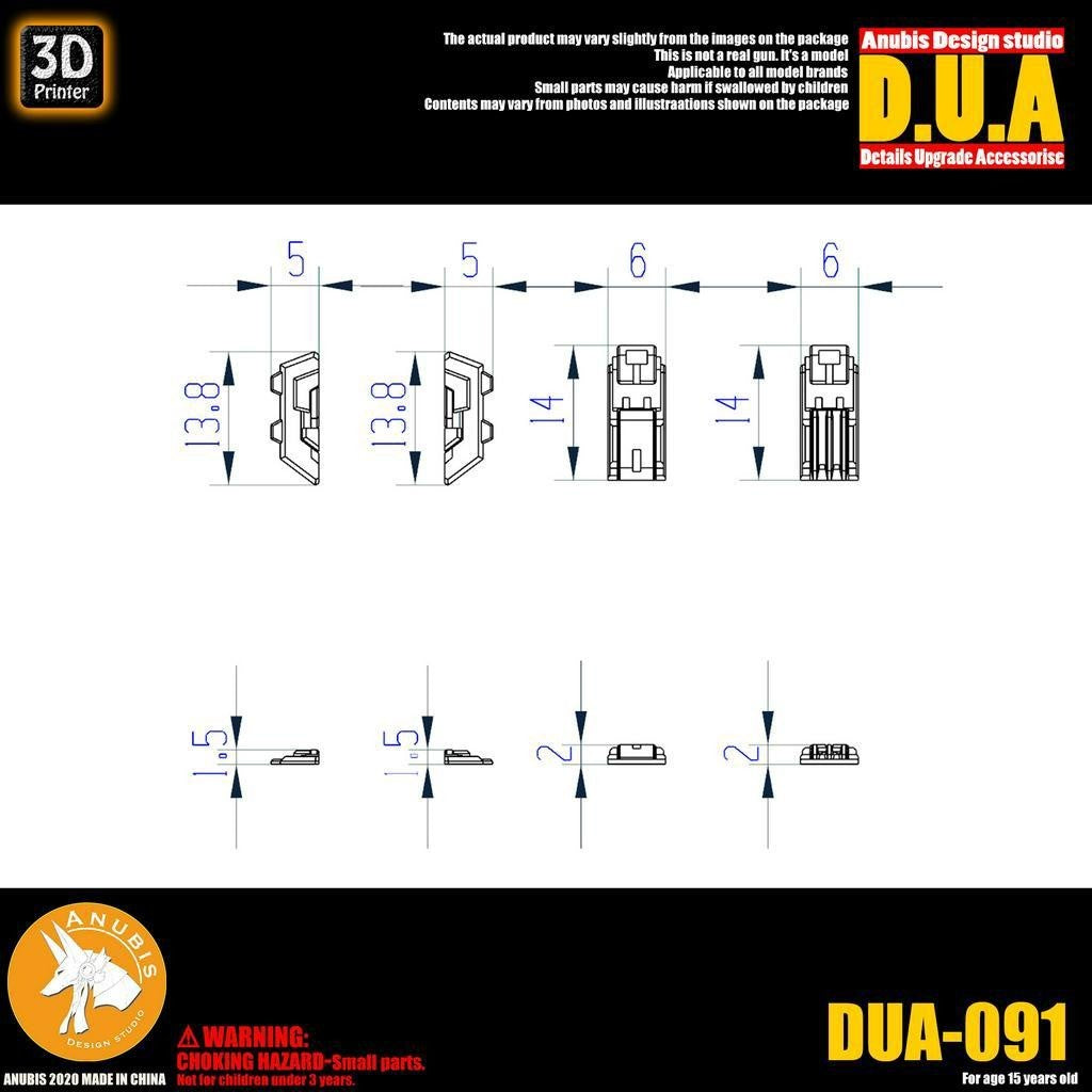 ANUBIS 3D print detail upgrade parts skirt accessories DUA091 detail parts no kits