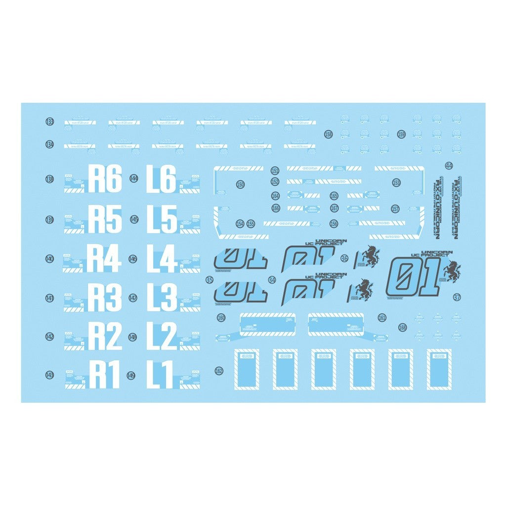 20250722 XUEYAN XY / SNOW FLAME MGEX 63 Unicorn Ver.Ka High-Accuracy Fluorescence Water slide decal
