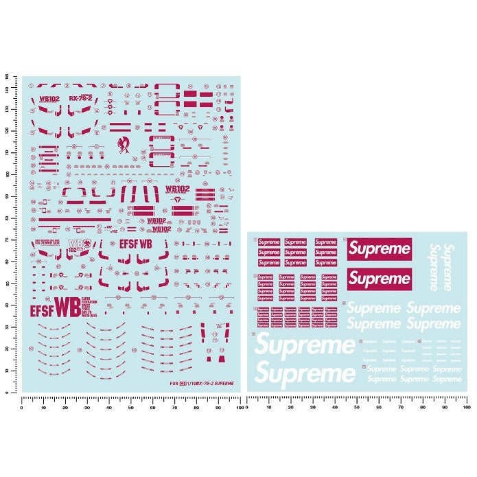 20250722 Artisan's Club MG RX-78-2 3.0 Suprem Water Slide Decal