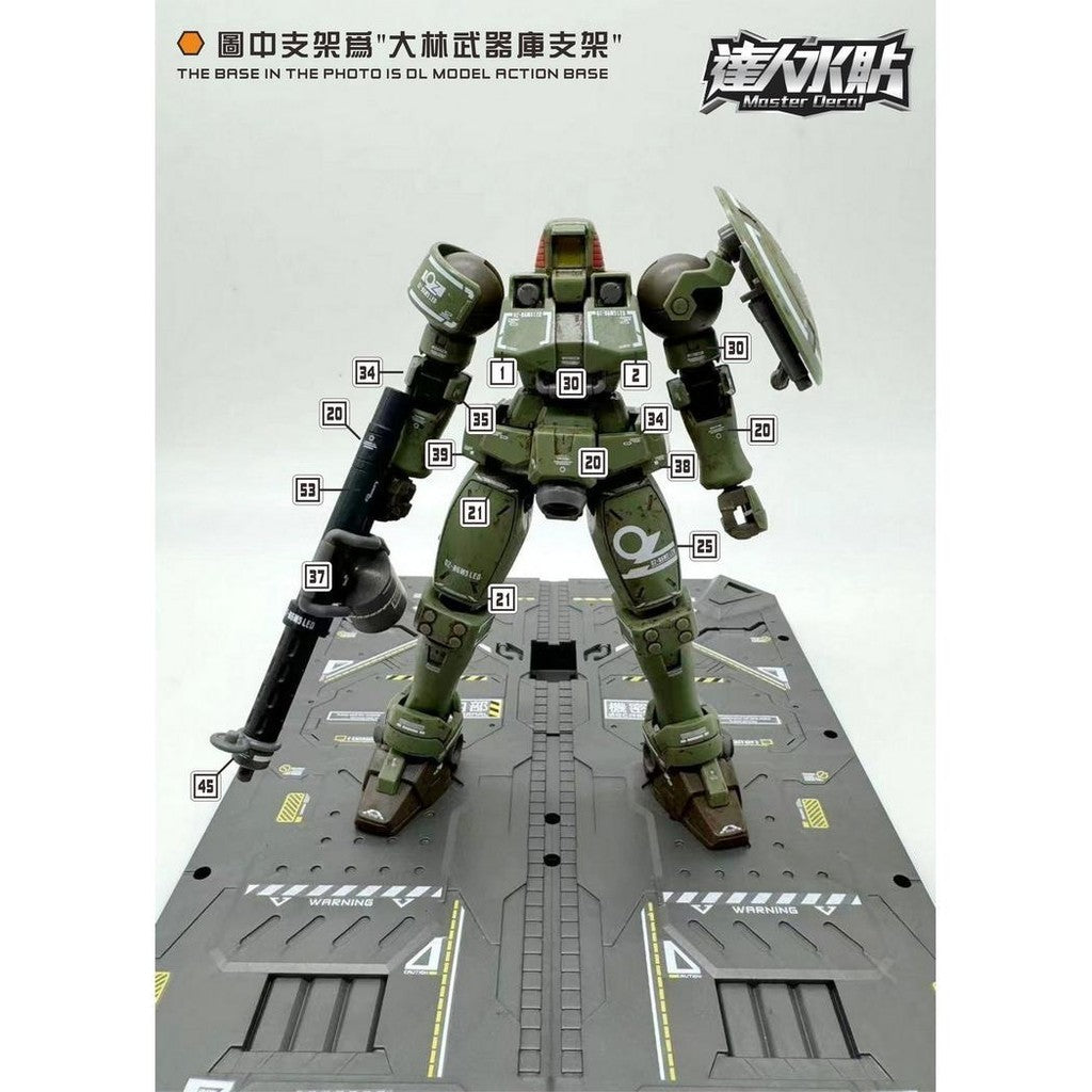 MASTER Water Slide Decal H008 HG 1/144 LEO W Collectibles