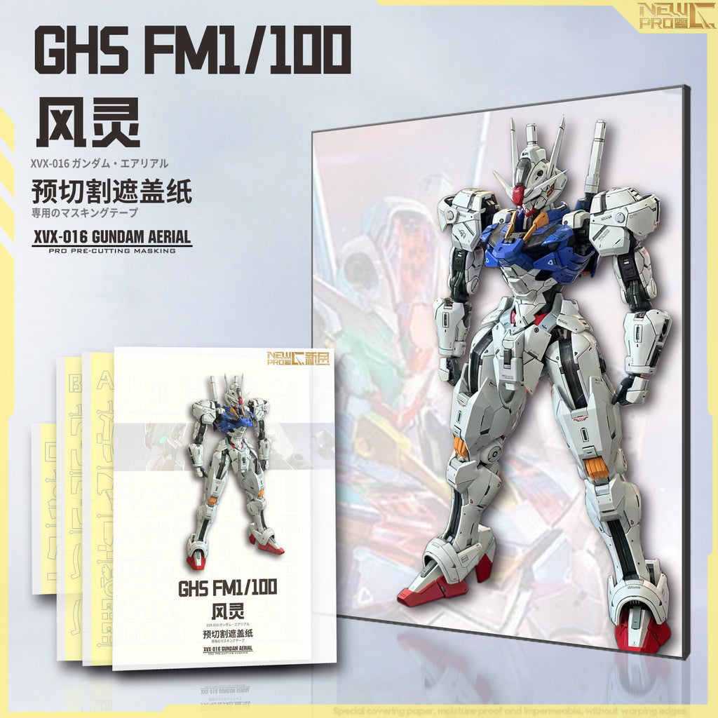 NewC Pre-cut masking tape GHS FM 1/100 Aerial GK (Not include kits and GK parts)