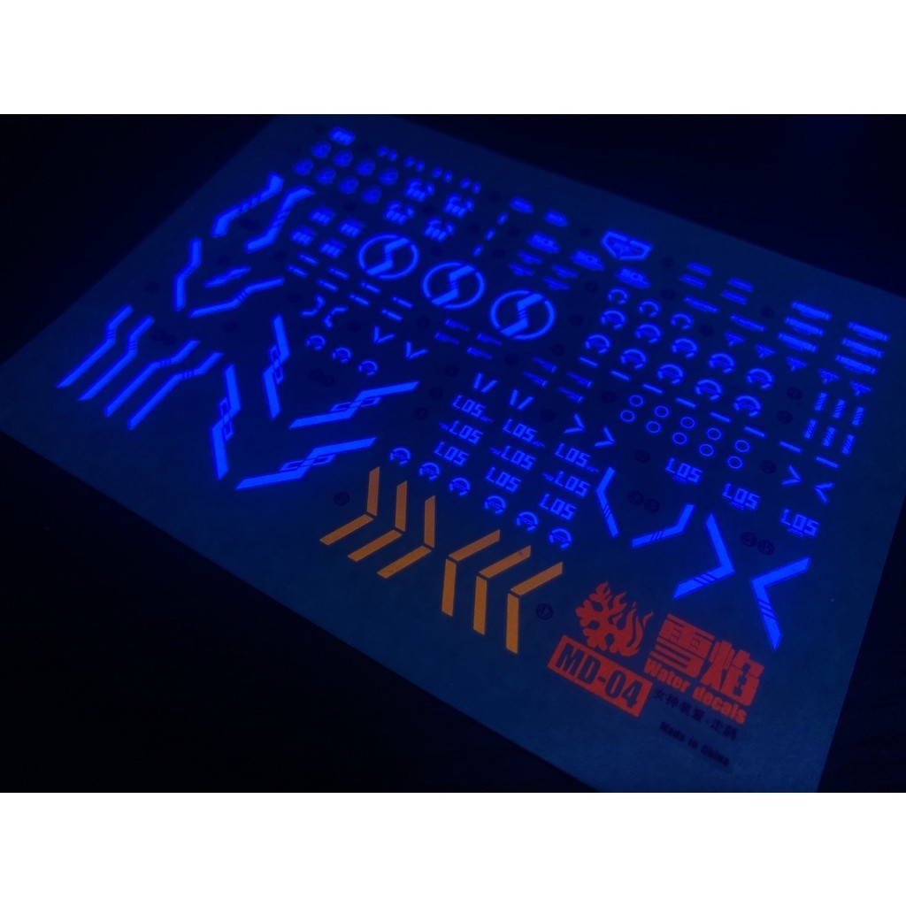20250722 XUEYAN XY / SNOW FLAME MD-04 Road Runner Fluorescence High-Accuracys Water slide decal