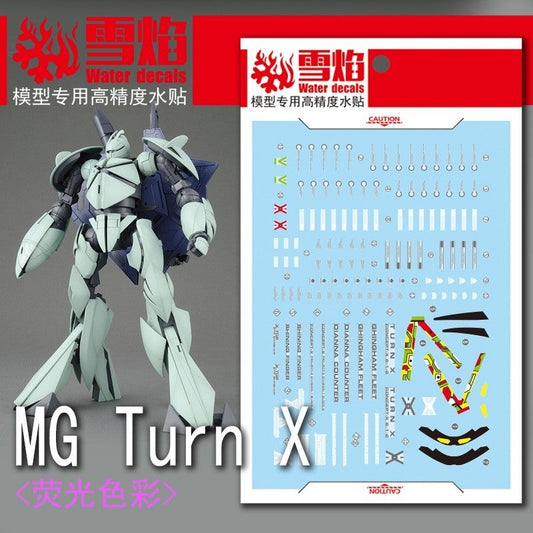 20250722 XUEYAN XY / SNOW FLAME MG 93 Turn-X Water solid decal