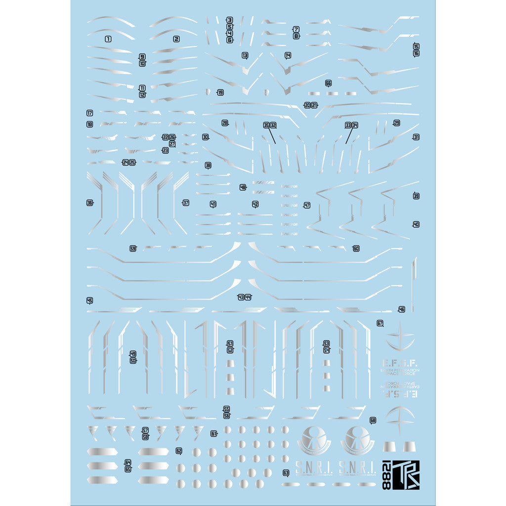 Transamsphere TRS 8821 MB F91 MSV MB Stand Water Slide Decal TRSQT8821