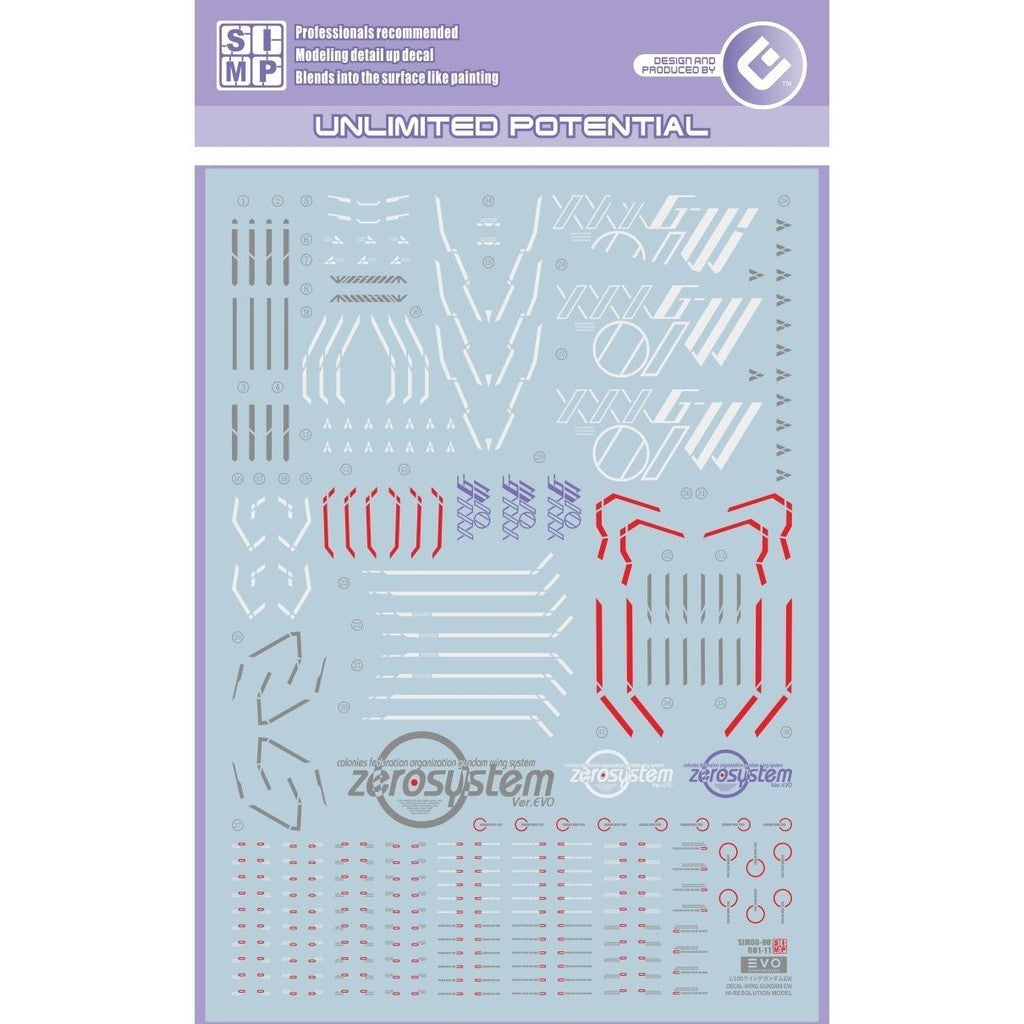 20250721 EVO MJH HIRM 1/100 XXXG EW WING Water Slide Decal EVOHIRM002
