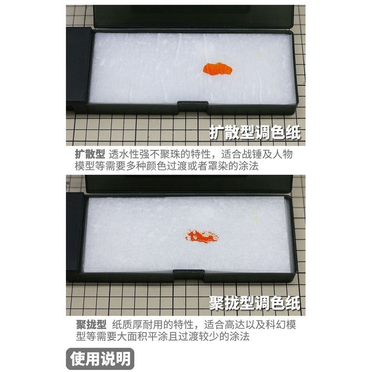 M.S. MOSHI Tool MS067 Waterborne Paint Color Mixing And Moisturizing Box