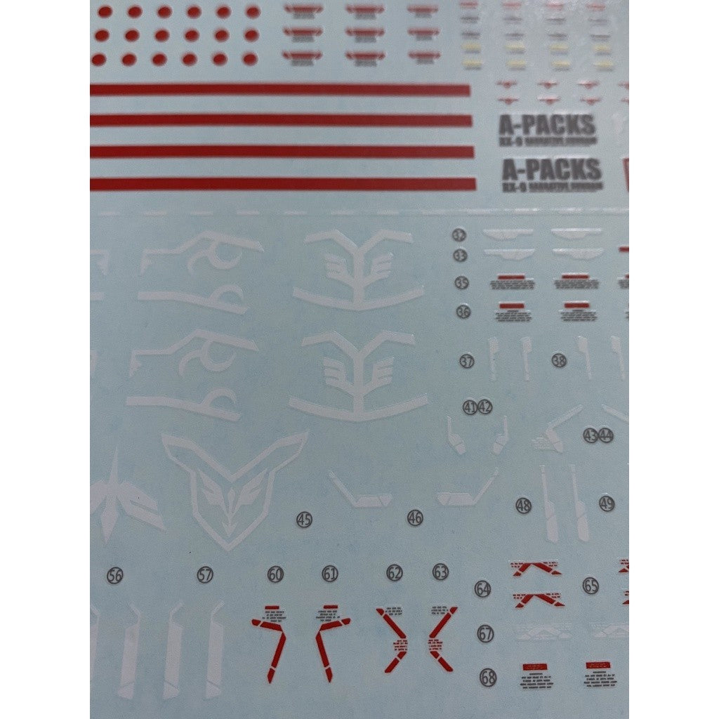 20250722 XUEYAN XY / SNOW FLAME HG 16 NT-A / Sinanju Stein 2in1 Fluorescence High-Accuracy Water slide decal
