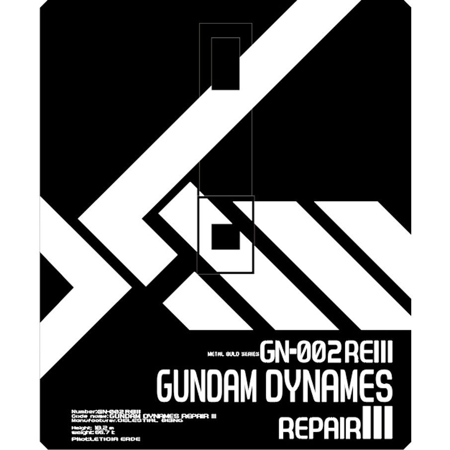 AMAX Water Slide Decal MG 1/100 GN-002REIII Dynames R3 MB Stand AMAXMB019