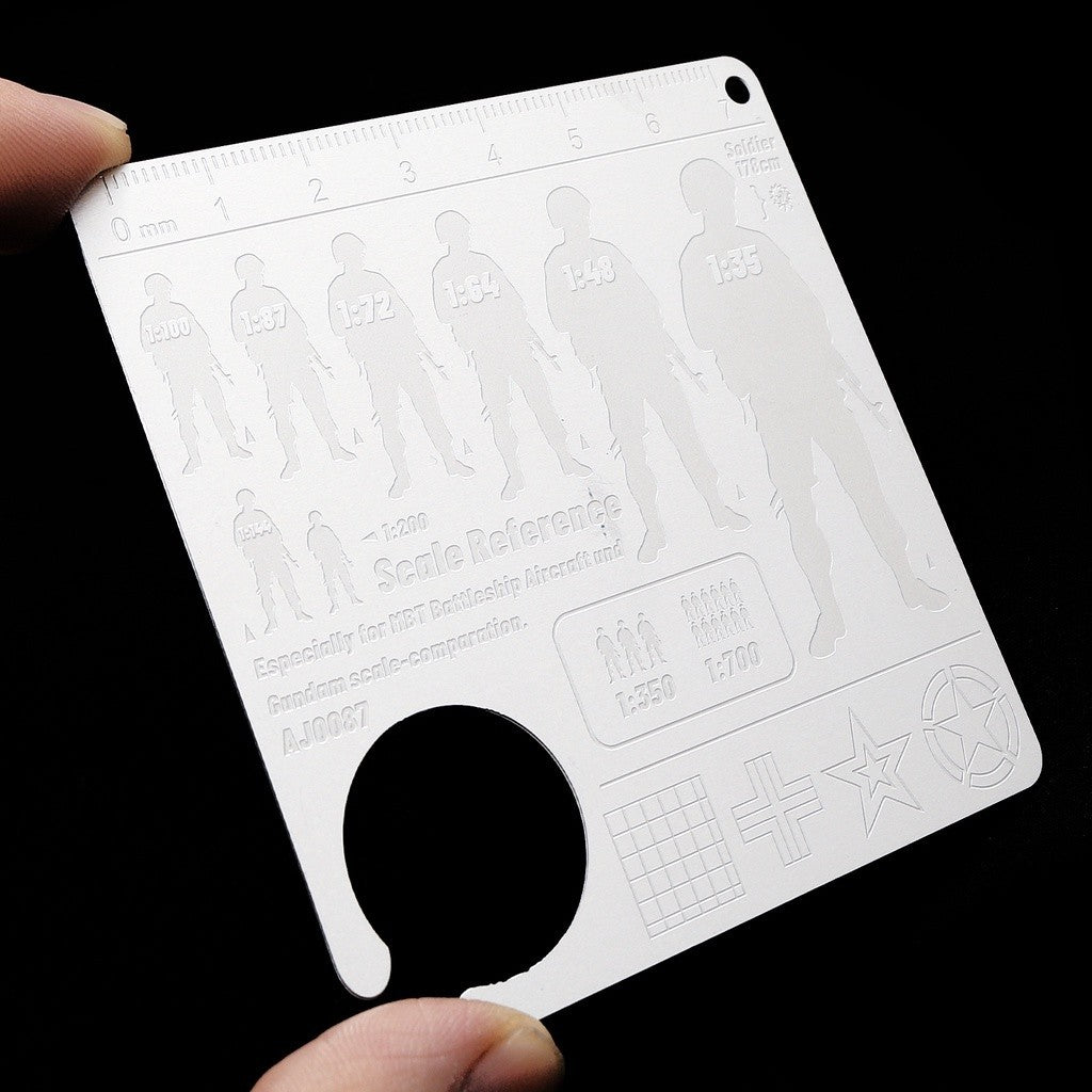 Alexen AJ0087 Scale Dot Glue Toning Engraving Plate CM Shielding Plate Model Tool