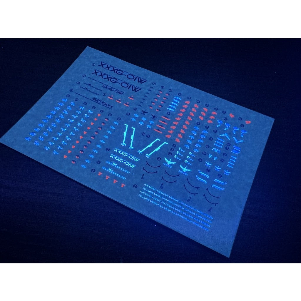 20250722 XUEYAN XY / SNOW FLAME RG 40 Wing  Ver.TV Fluorescence High-Accuracys Water slide decal