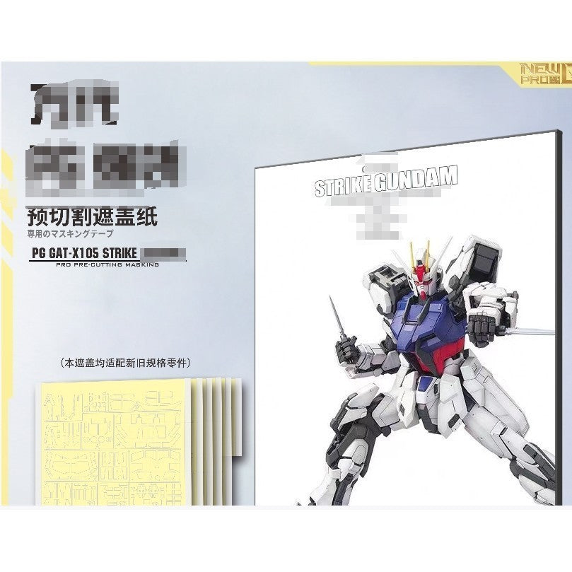 20250722 NewC Pre-cut masking tape  PG Strike (No kits, no GK parts)