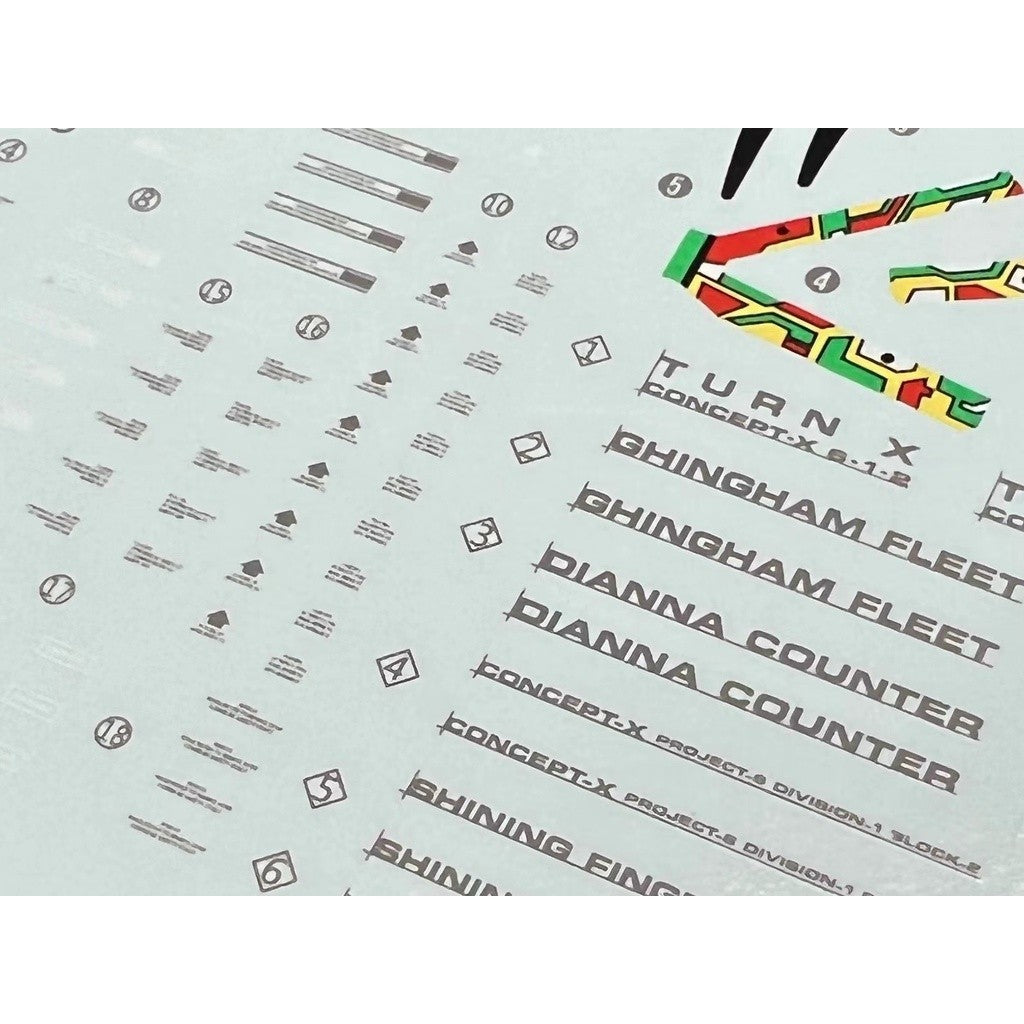 20250722 XUEYAN XY / SNOW FLAME MG 93 Turn-X Water solid decal