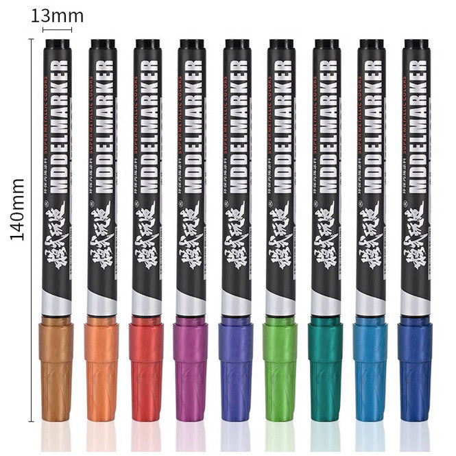 MOSHI M.S. MS028 Electroplated makr pen / Line drawing pen color of Metal Coloring