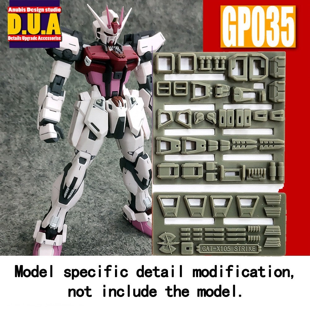 ANUBIS 3D print detail upgrade parts GP035 parts fit for MG Strike Rouge no kits