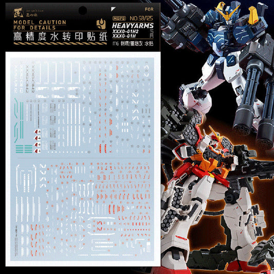 20250722 Artisan's Club MG 1/100 PB Heavyarms Igel Unit / Coustom EW Water Slide Decal
