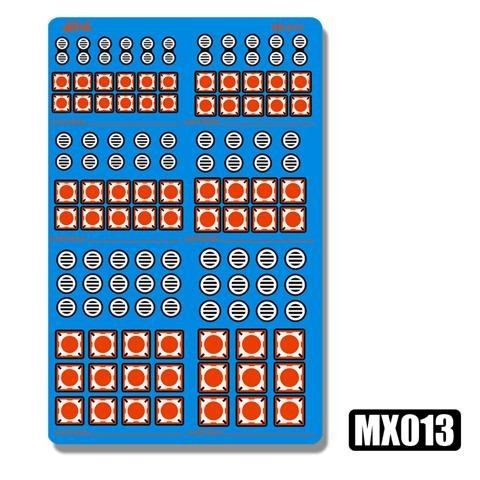 MOSHI M.S. MX013-016  Model Detail Modification Metal Etching
