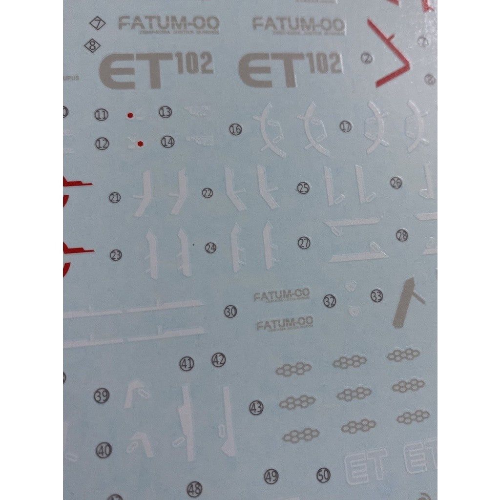 20250722 XUEYAN XY / SNOW FLAME MG SEED Justice Fluorescences Water slide decal