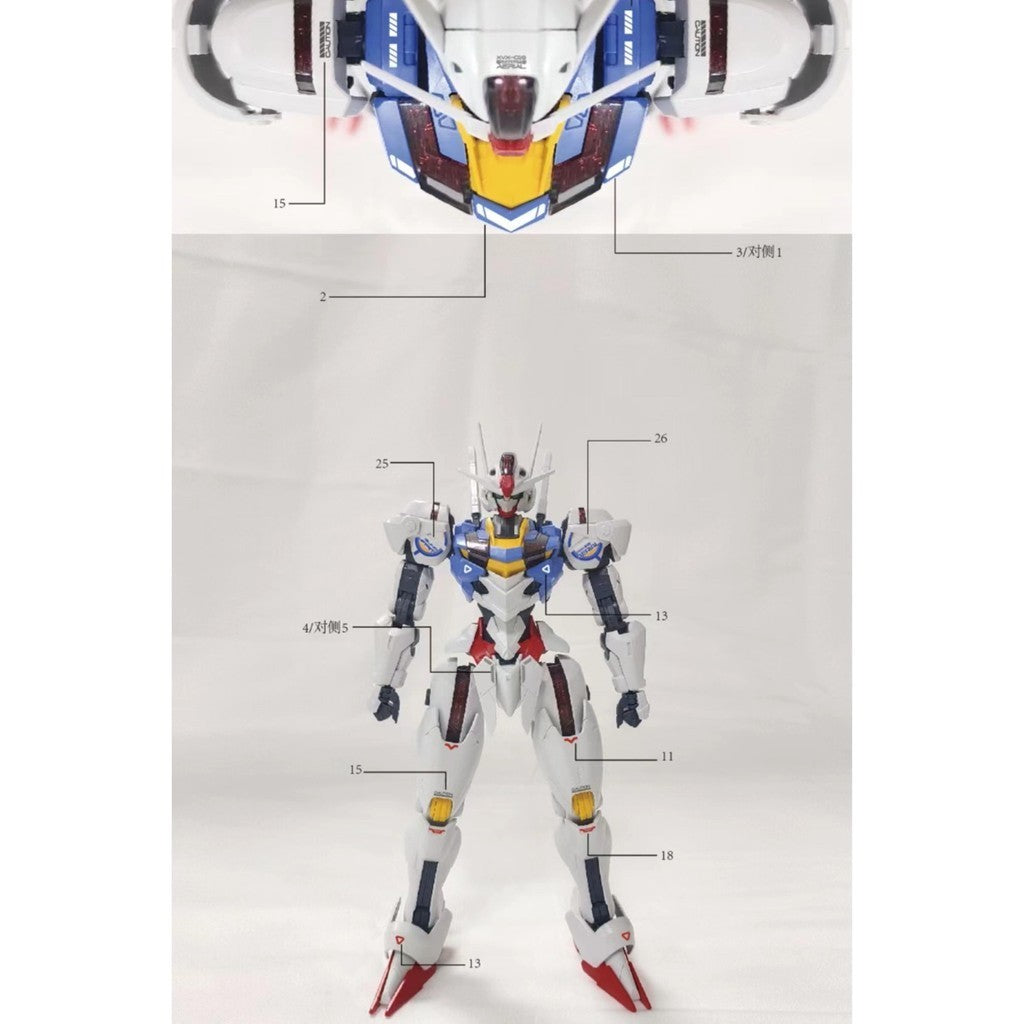 AMAX Water Slide Decal FM 1/100 TWFM AERIAL Fluo AMAXFM001