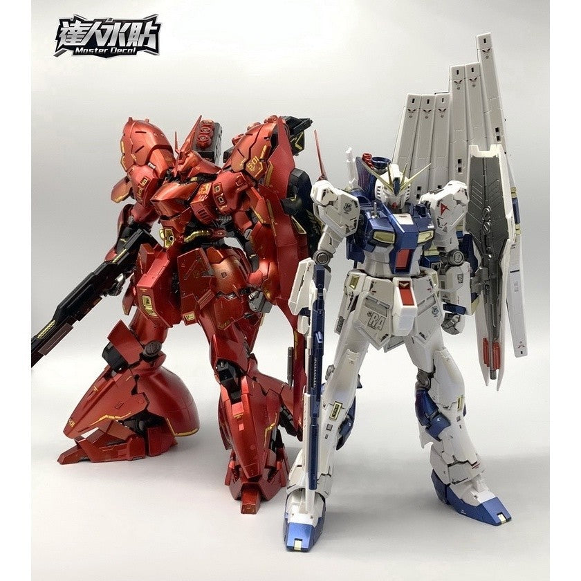 DL DAlibabaN Water slide decal RG 1/144 RX-93 NU Gold Coating.
