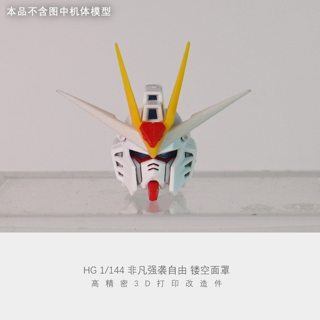 Plasticist Studio HG 1/144 MIGHTY Strike freedom face 3D printing parts not include the body (SDJJ047)