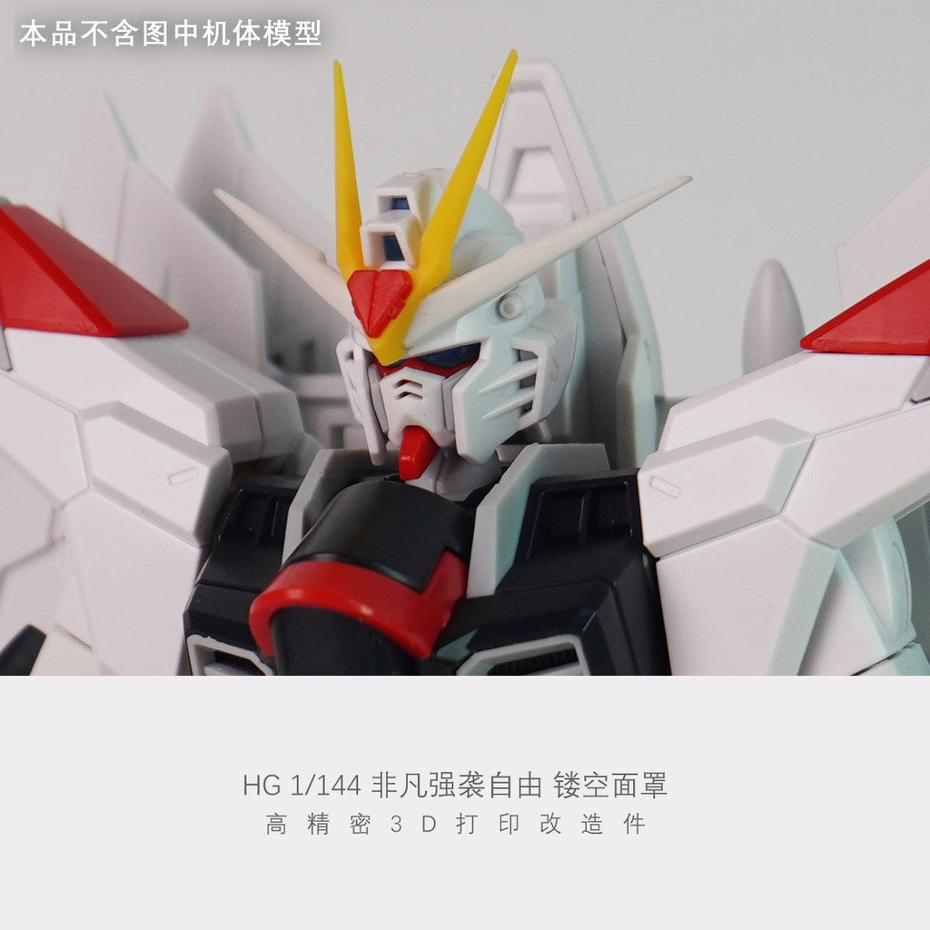 Plasticist Studio HG 1/144 MIGHTY Strike freedom face 3D printing parts not include the body (SDJJ047)