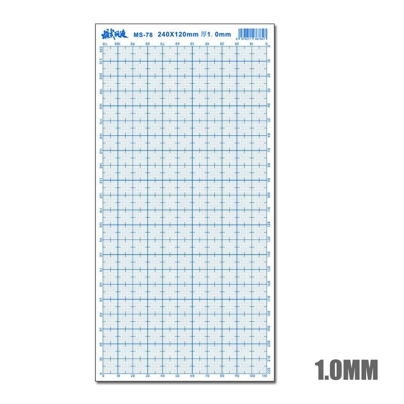 MOSHI M.S. MS078 Model GK Detail Modification ABS Graduated Rubber Plate