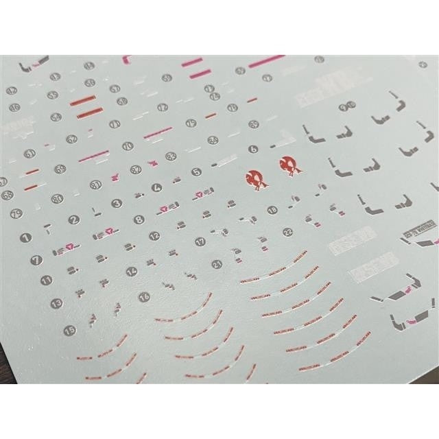 20250722 XUEYAN XY / SNOW FLAME RG 01 RX-78-2  RX-78  78 RX78    Fluorescence Water slide decal