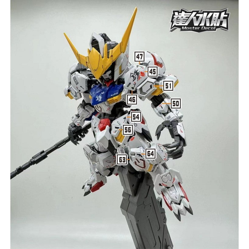 MASTER Water Slide Decal M001 MGSD Barbatos Collectibles