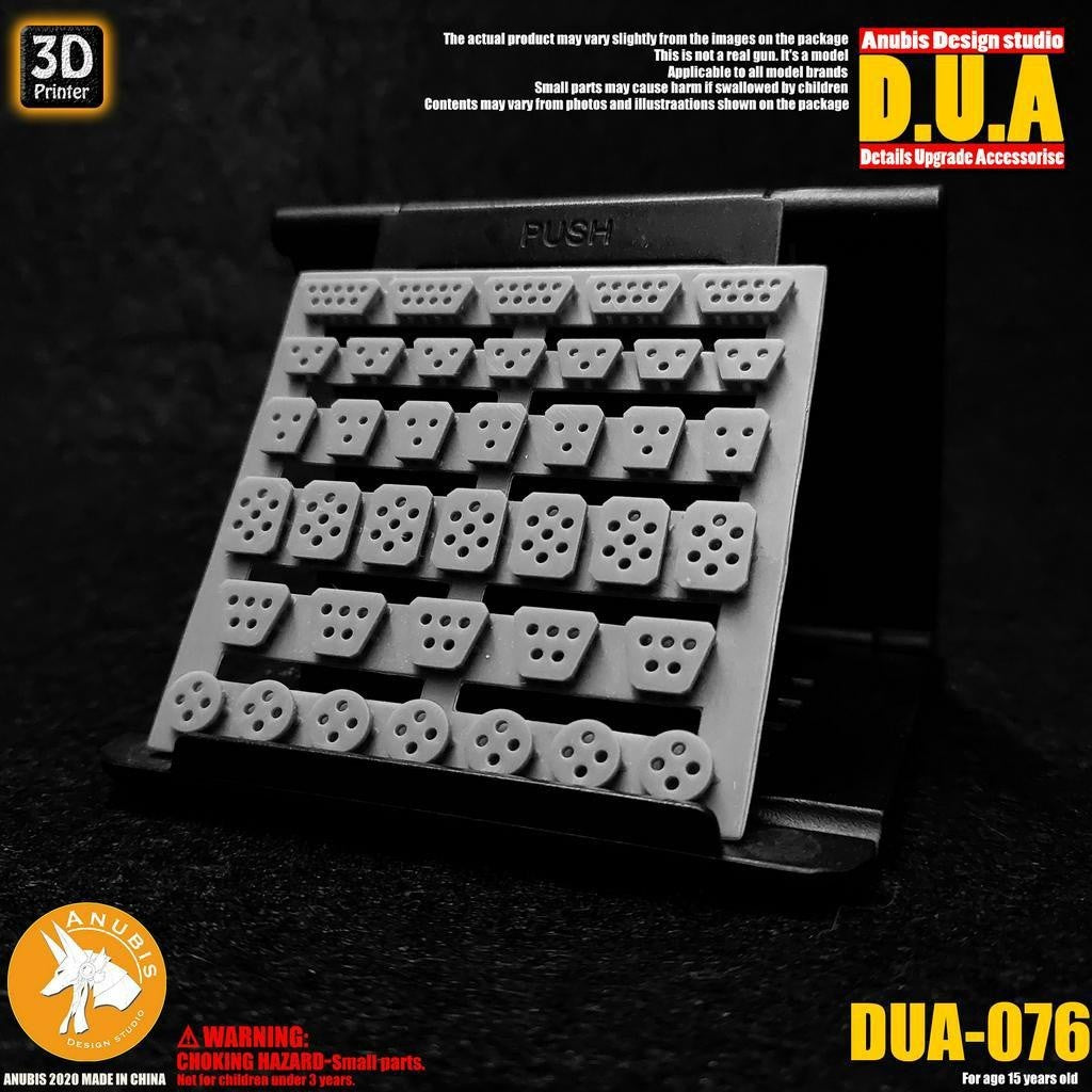 ANUBIS 3D print detail upgrade parts zaku dedicated heating pane DUA076 detail parts no kits