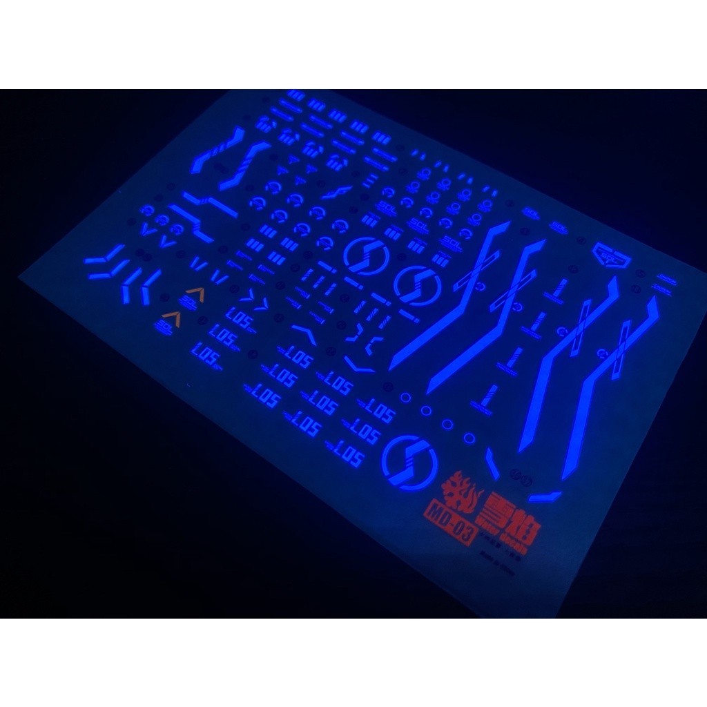 20250722 XUEYAN XY / SNOW FLAME MD-03 Hornet Fluorescence High-Accuracy Water slide decal