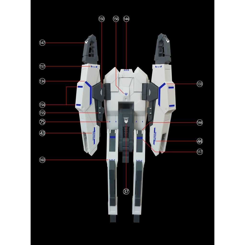 1010 Water Slide Decal MB MG 1/100 XN 00 Raiser 00R 1010MG037