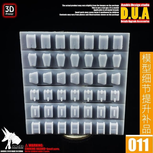 ANUBIS 3D print detail upgrade parts Shoulder Armor/Outer Armor Details DUA011 no kits