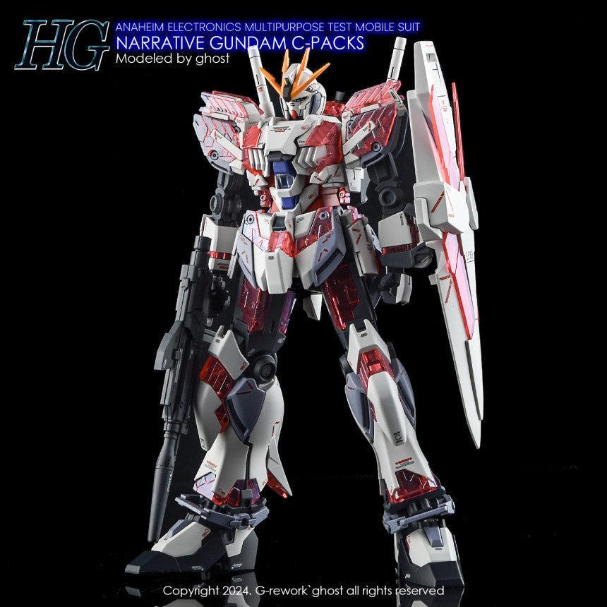 YAN FLAME GHOST HG 1/144 narrative c-packs Fluo Water slide decal (YANHG062) 20250721