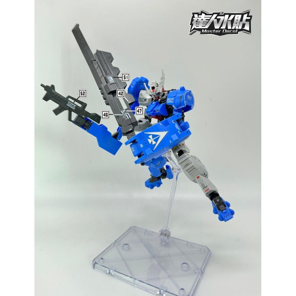 MASTER Water Slide Decal H054 HG 1/144 IBO Astaroth Rinascimento Fluo Type Collectibles