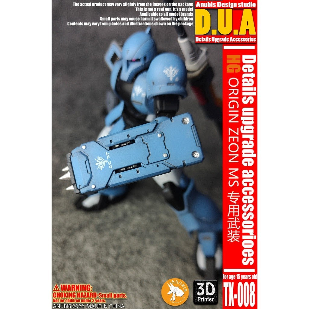 ANUBIS 3d PRINT DETAIL upgrade parts TX008 General USE HG ORIGIN ZEON MS NO KITS