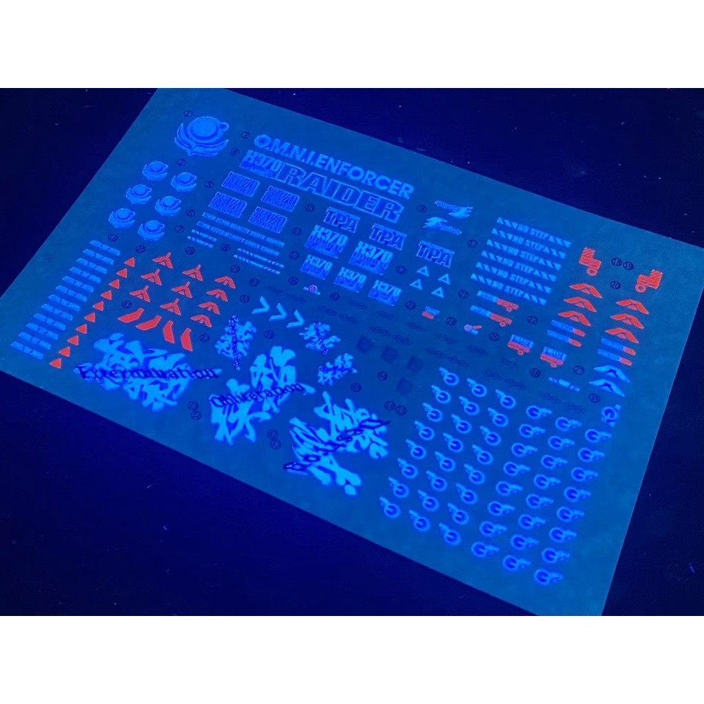 20250722 XUEYAN XY / SNOW FLAME FM 03 Raider  1/100 Fluorescence High-Accuracy Water slide decal